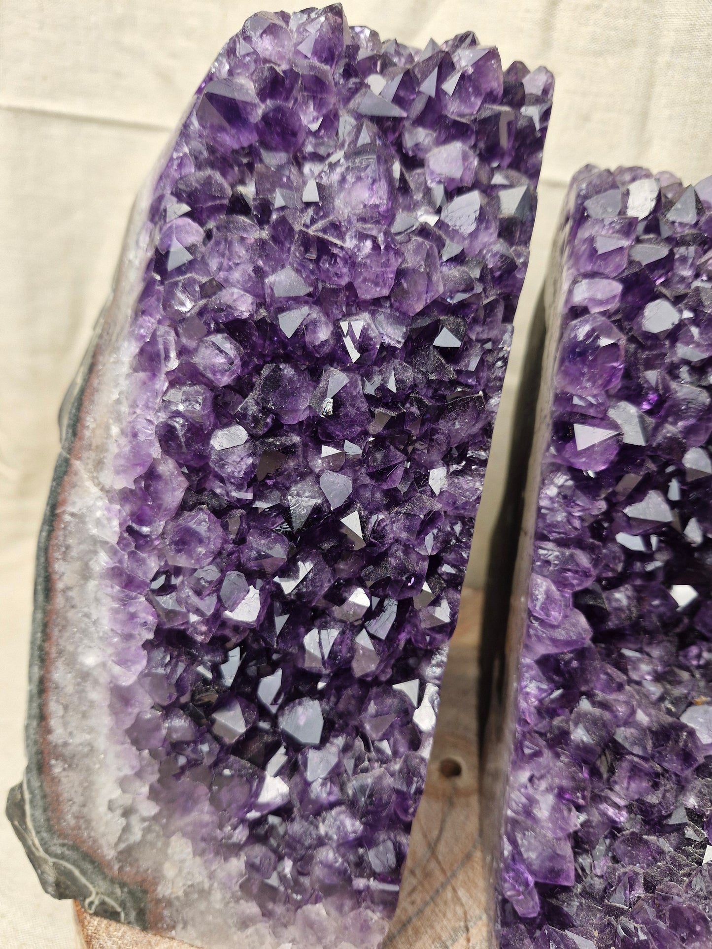 Amethyst Book Ends - AA Grade