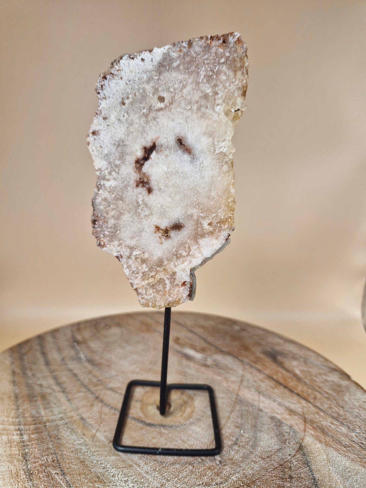 Pink Amethyst Slab on Stand - small