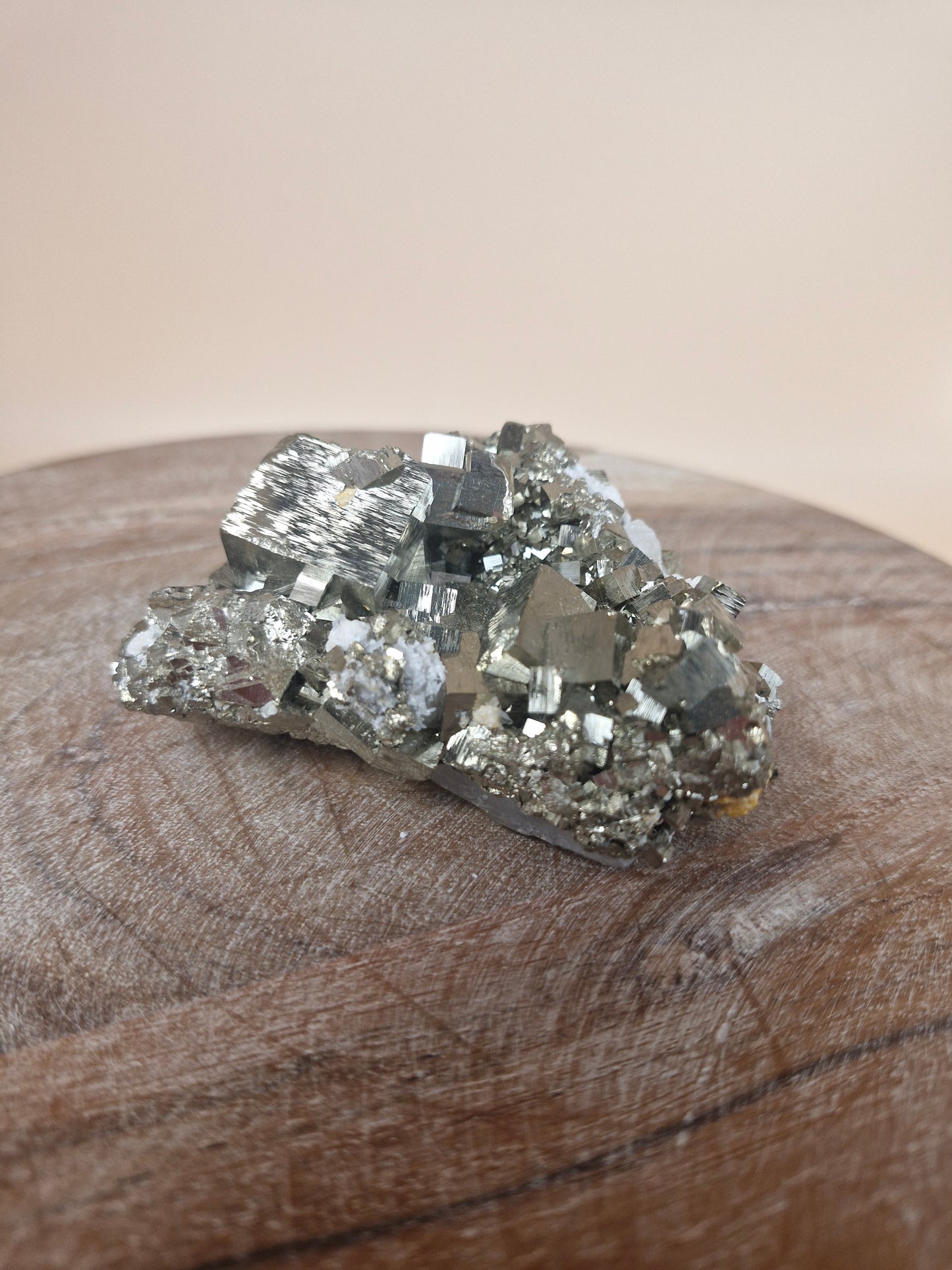 Pyrite with Quartz Cluster (code P7)
