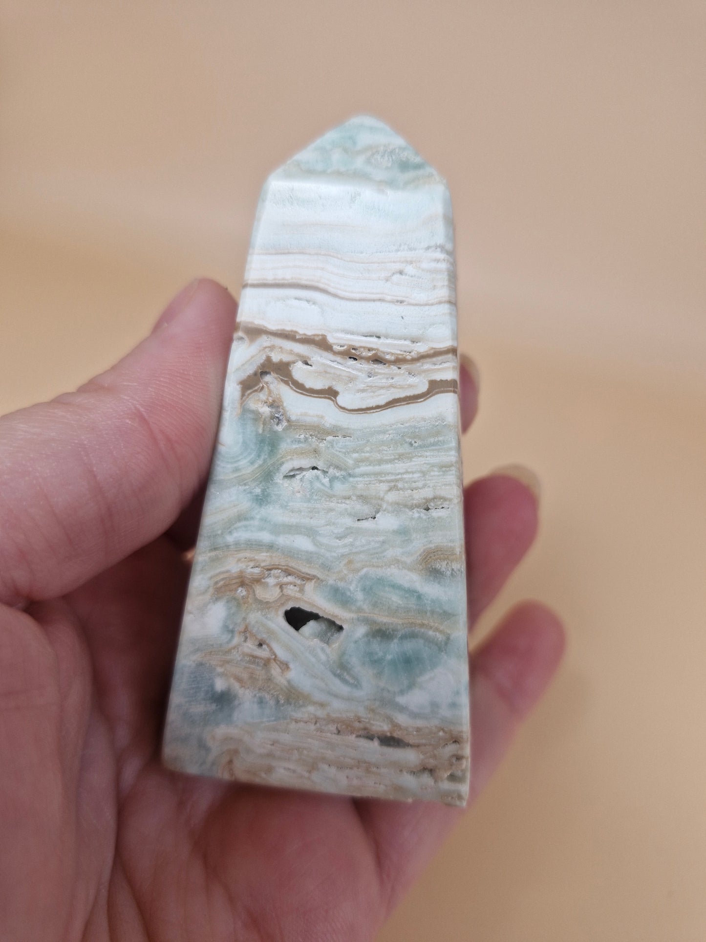 Blue Aragonite Tower