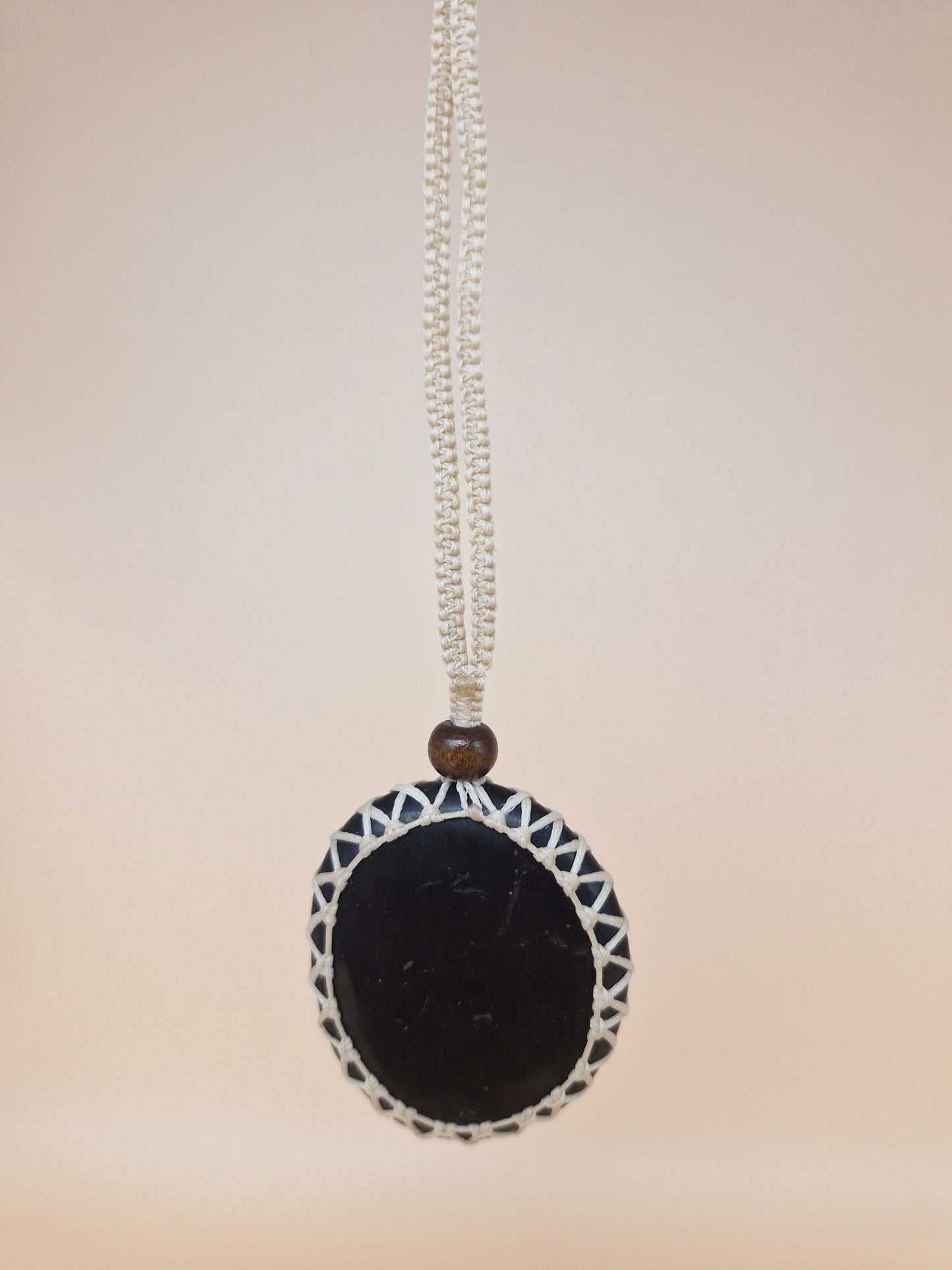 Macramé Shungite Necklace