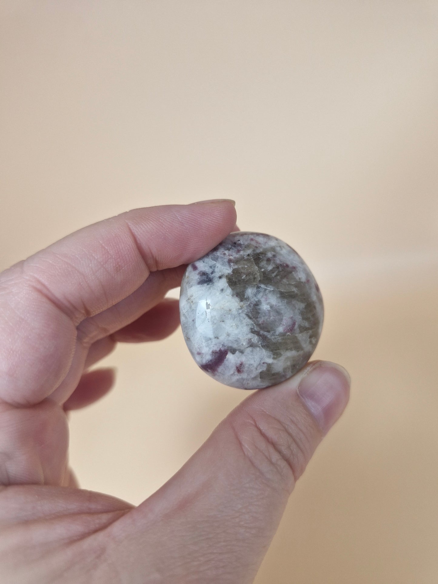 Rubellite Palm Stone - Intuitively Chosen