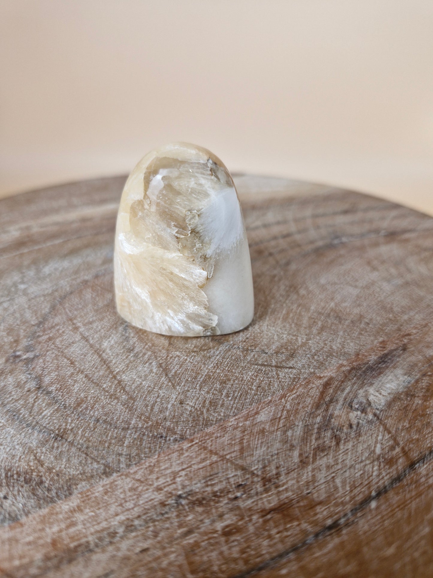 Scolecite with Stilbite Freeform (code SF)