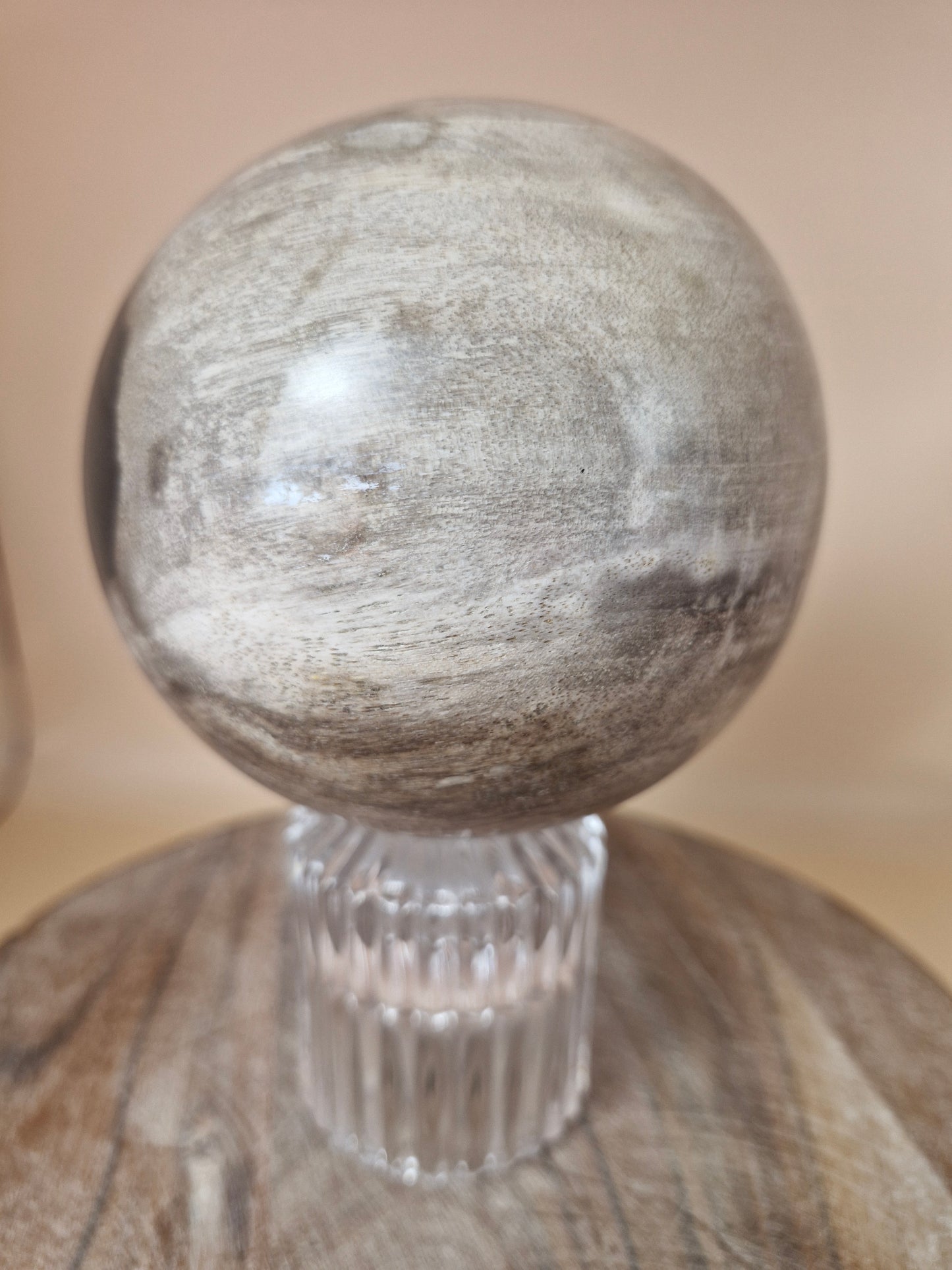 Indonesian Petrified Wood Sphere - 1.2kgs