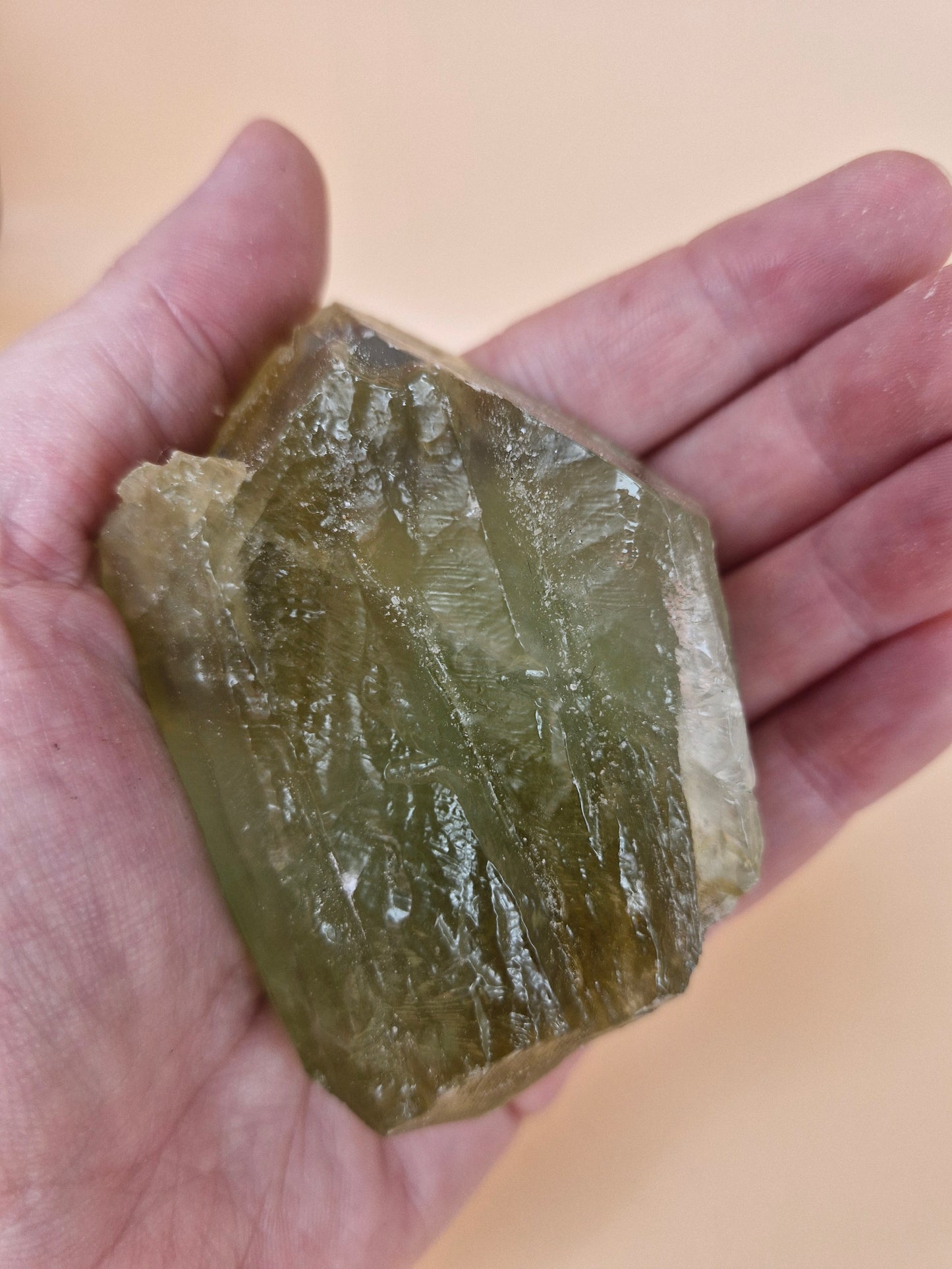 Green Calcite Rough Piece (code DD)
