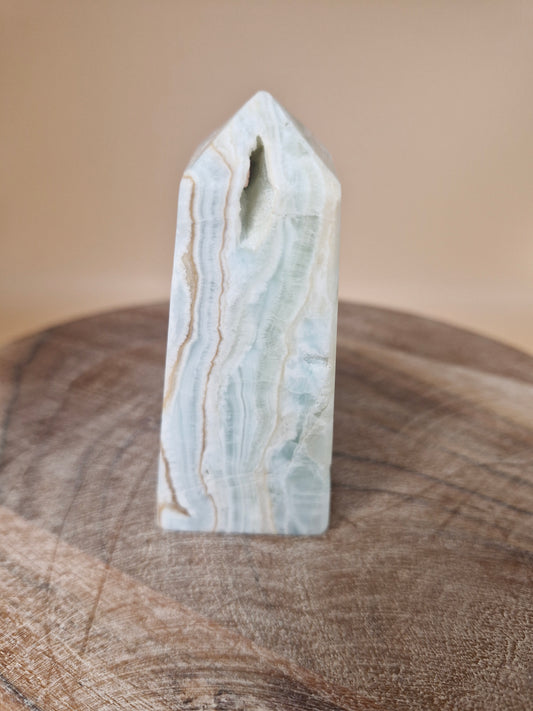 Blue Aragonite Tower (code AS)