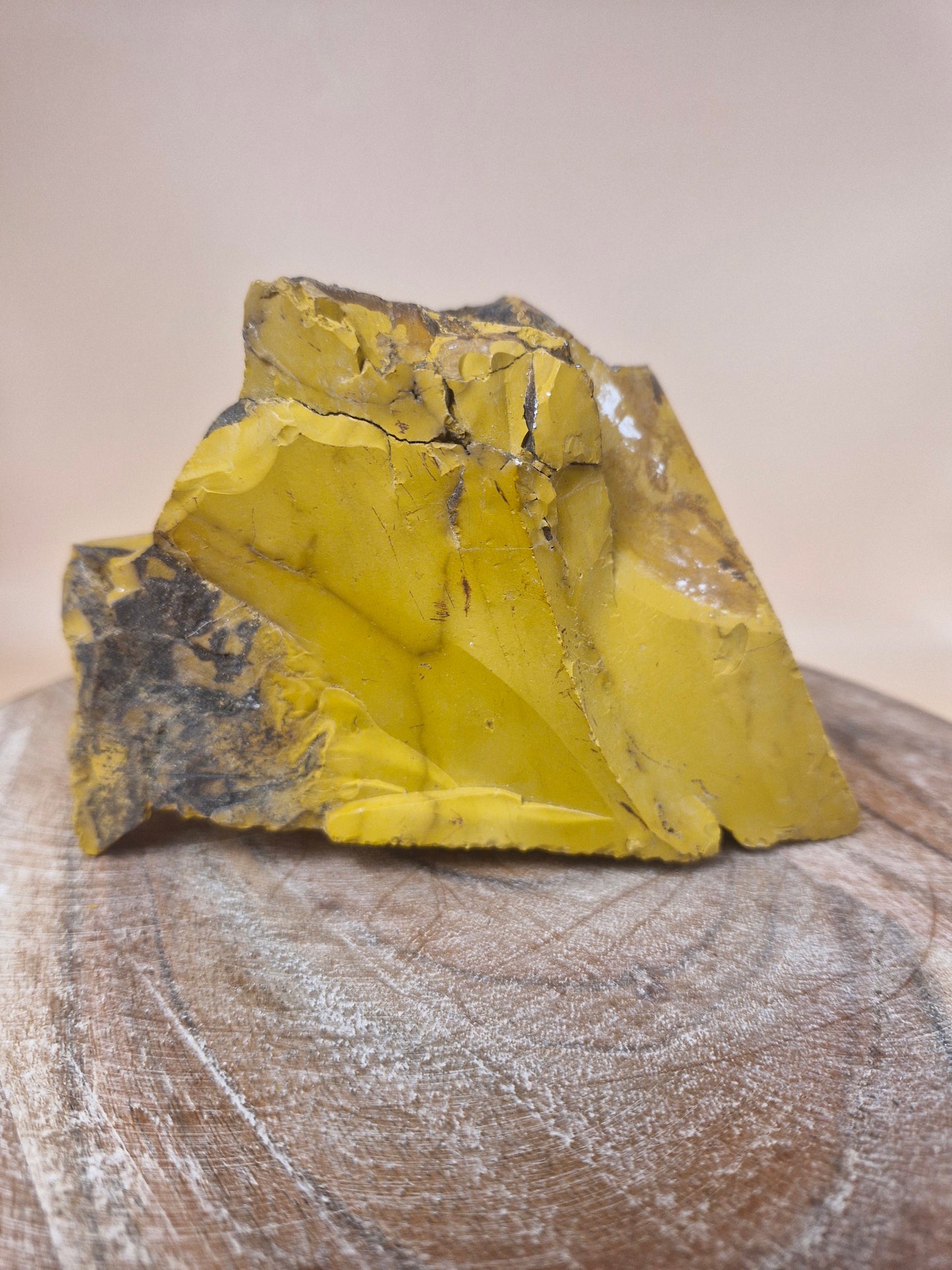 Raw Unpolished Yellow Mookaite Freeform