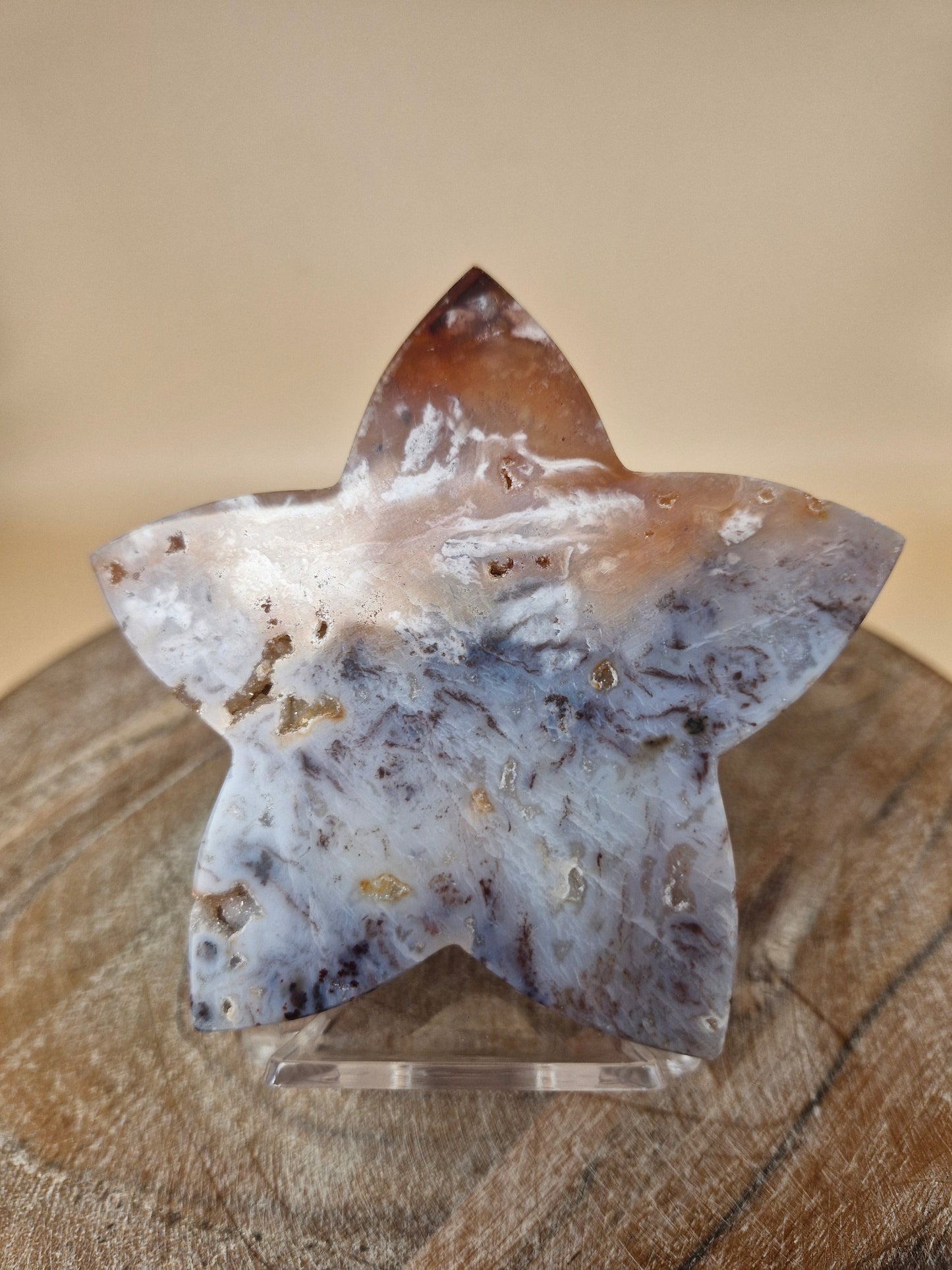 Carnelian Agate Flower Carving (code FD)