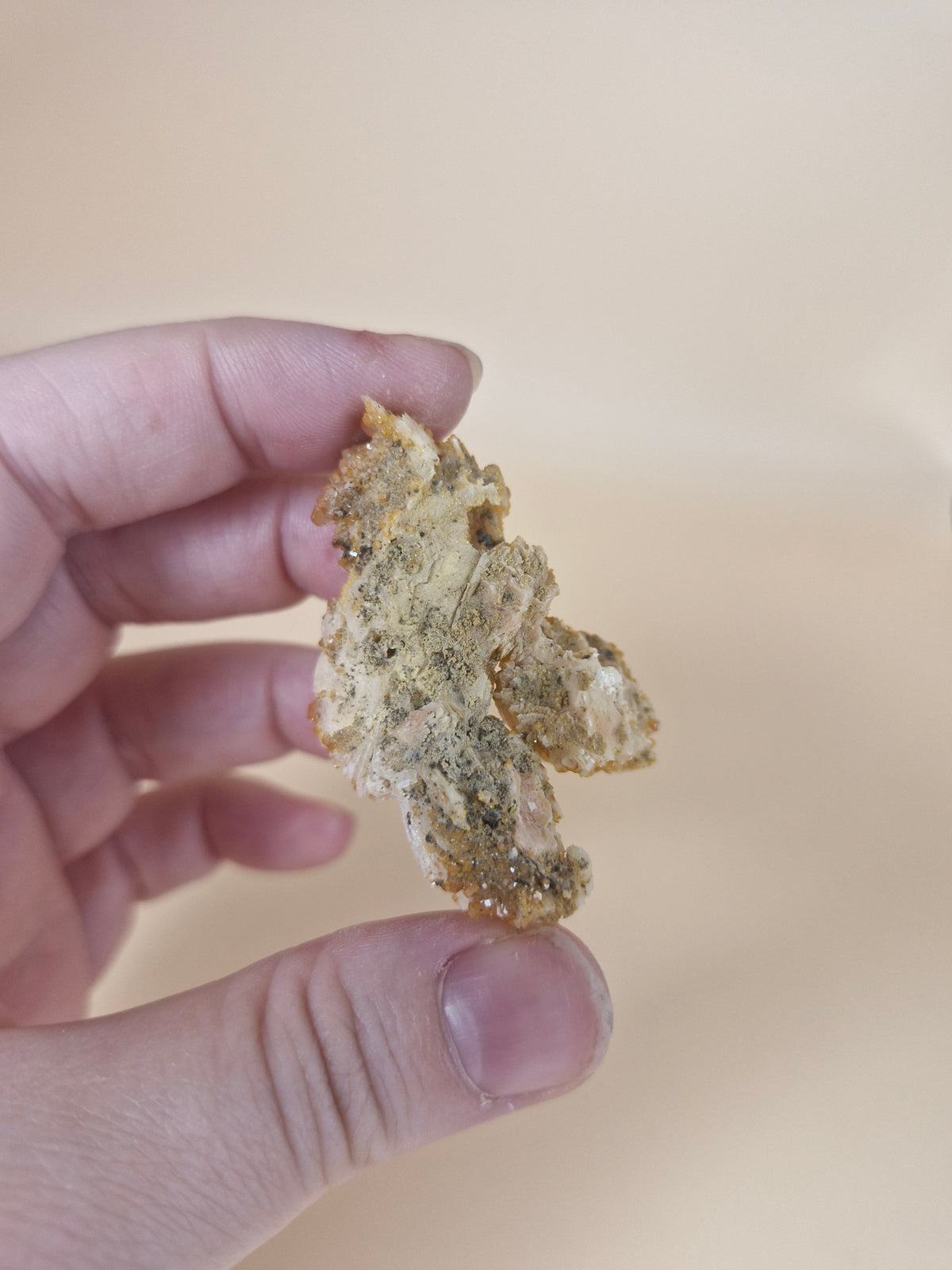 Vivianite on Barite Specimen