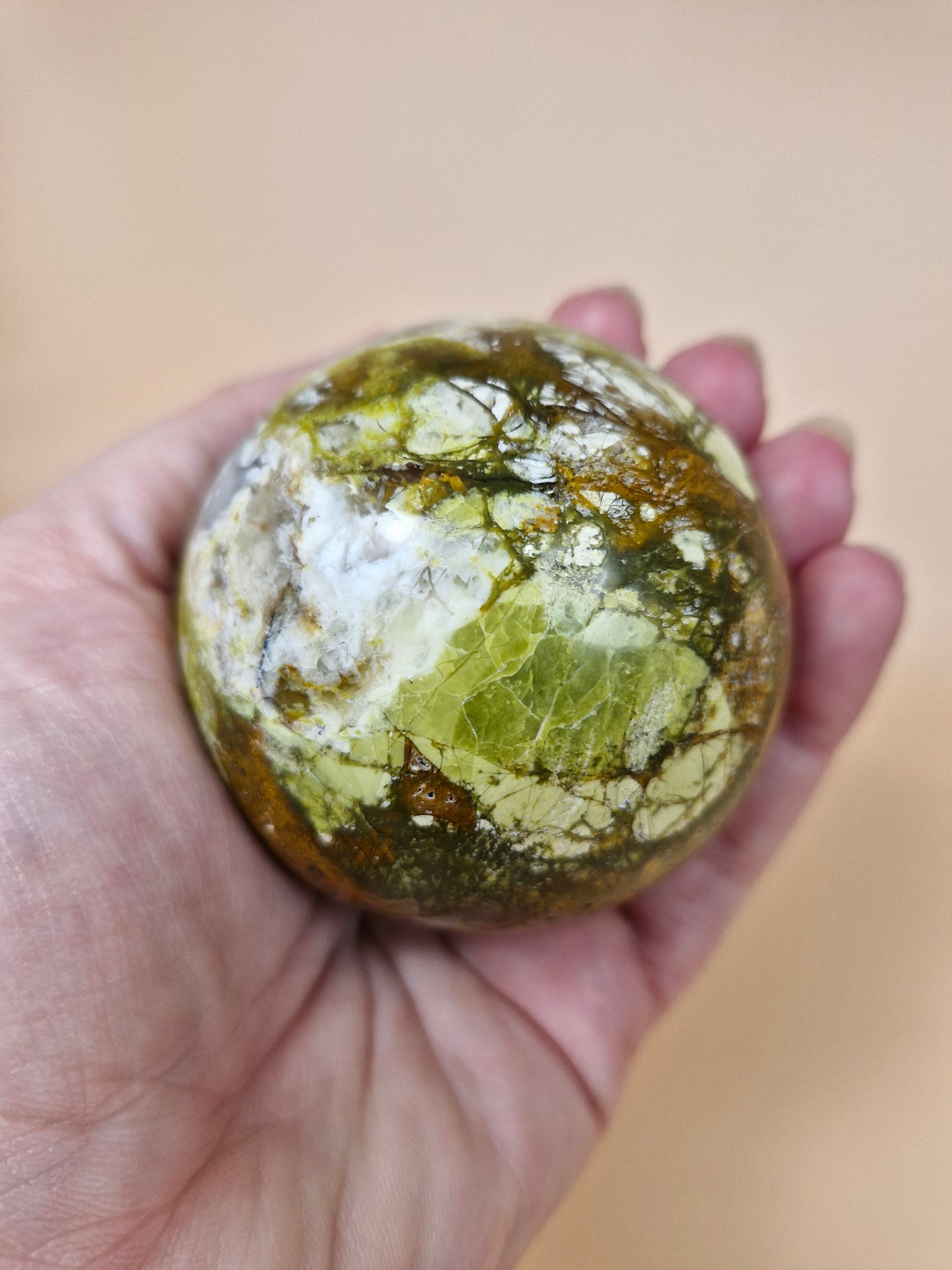 Green Opal Sphere