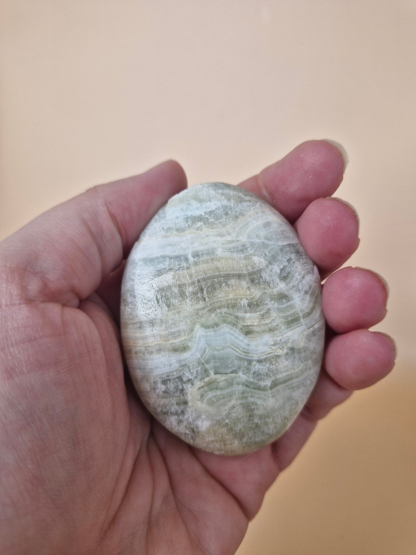 Pistachio Calcite Palm