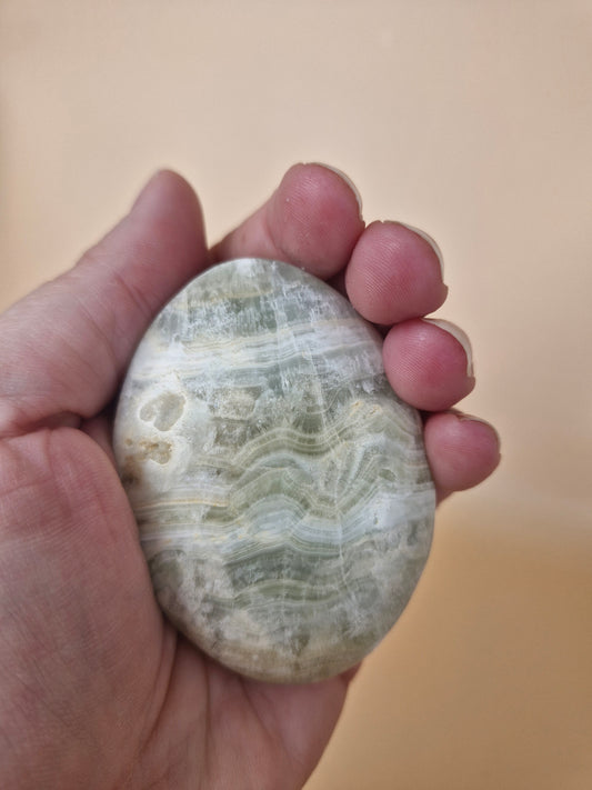 Pistachio Calcite Palm