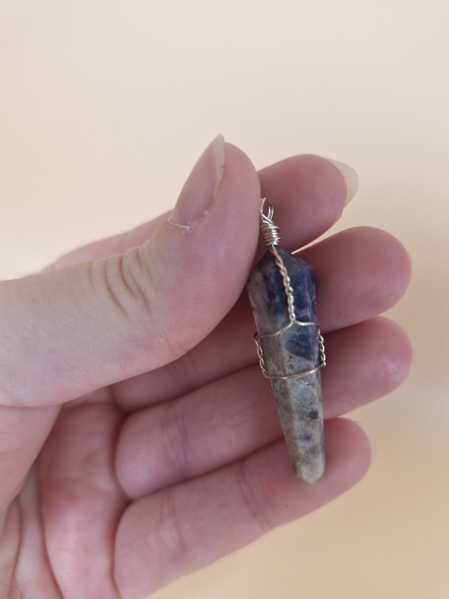 Blue Quartz Pendant