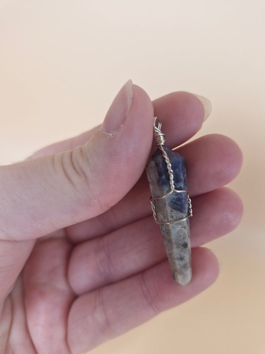 Blue Quartz Pendant