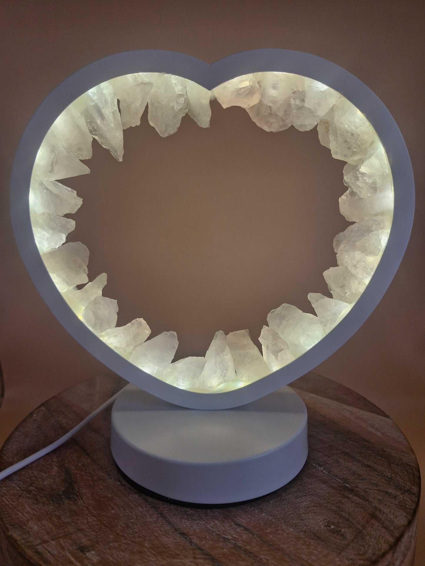 Rose Quartz Portal Light