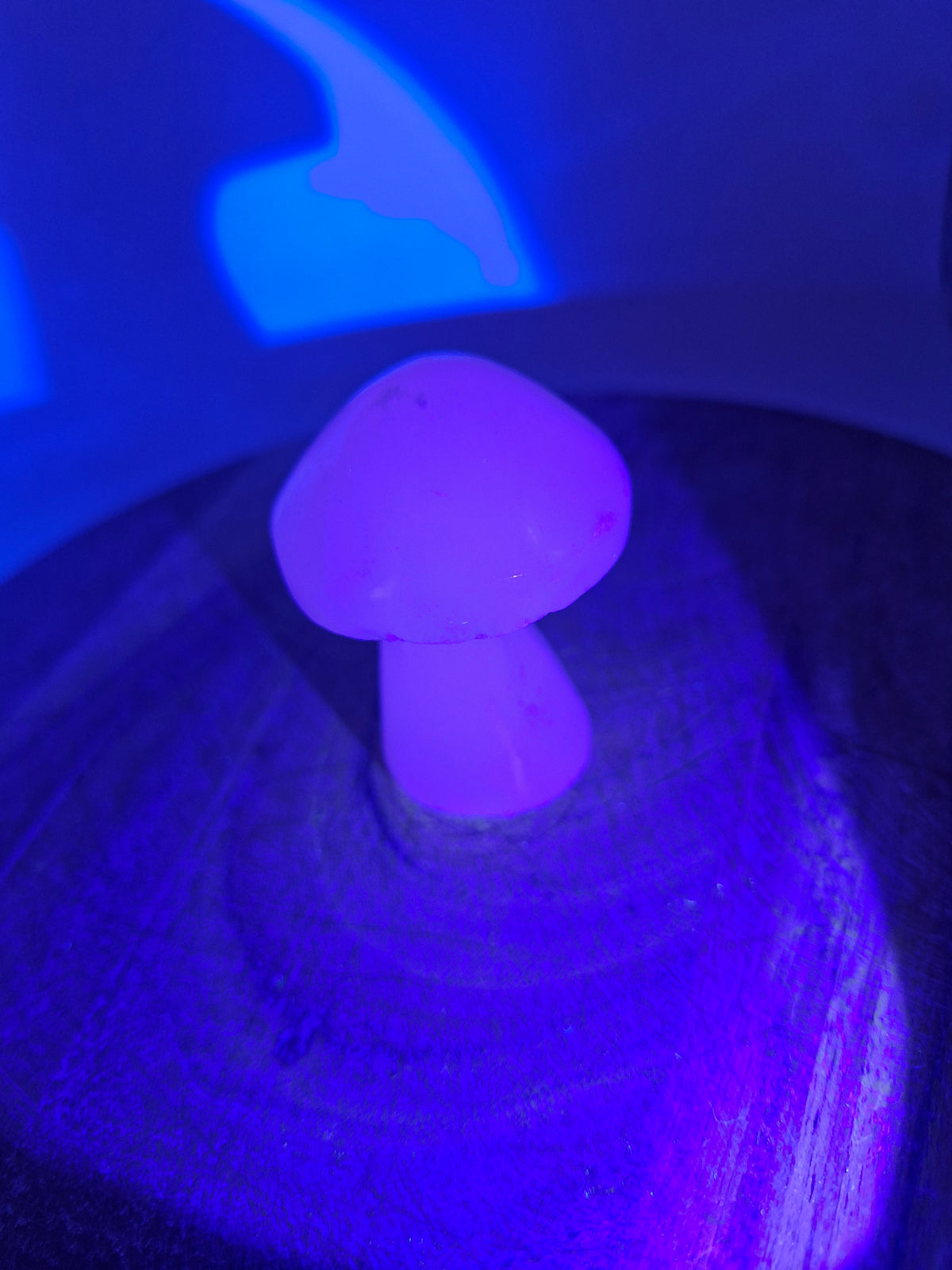 Mangano Calcite Mushroom- intuitively chosen