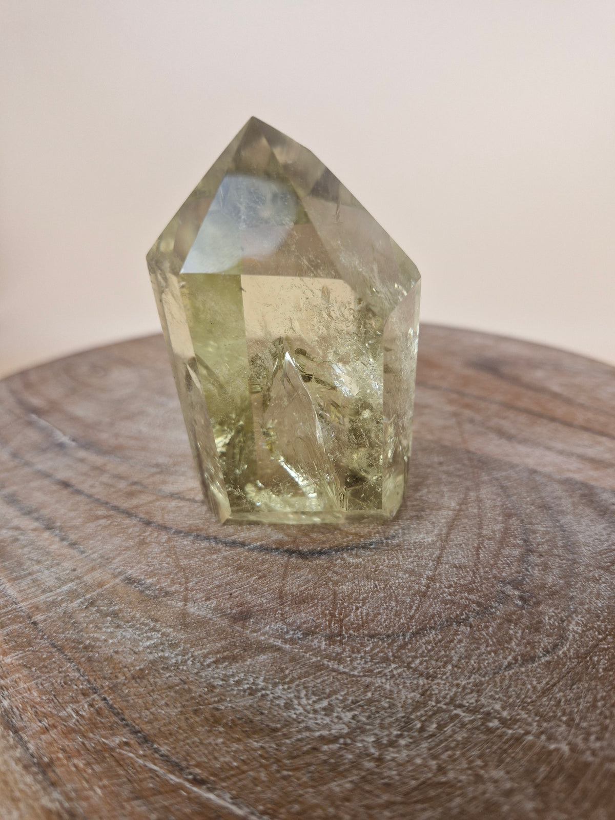 Natural Citrine with Blue Ghost Tower (code C1)
