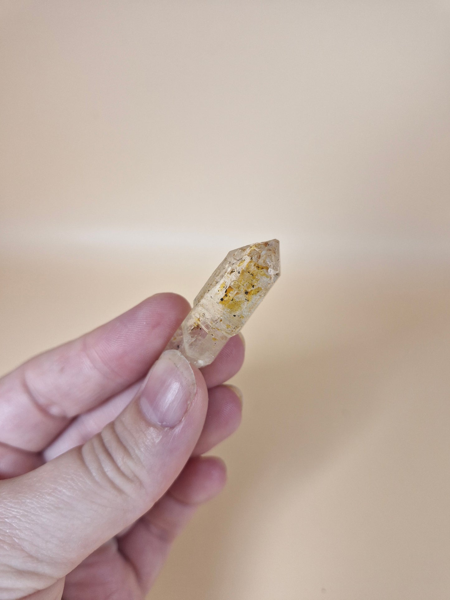 Golden Enhydro Quartz
